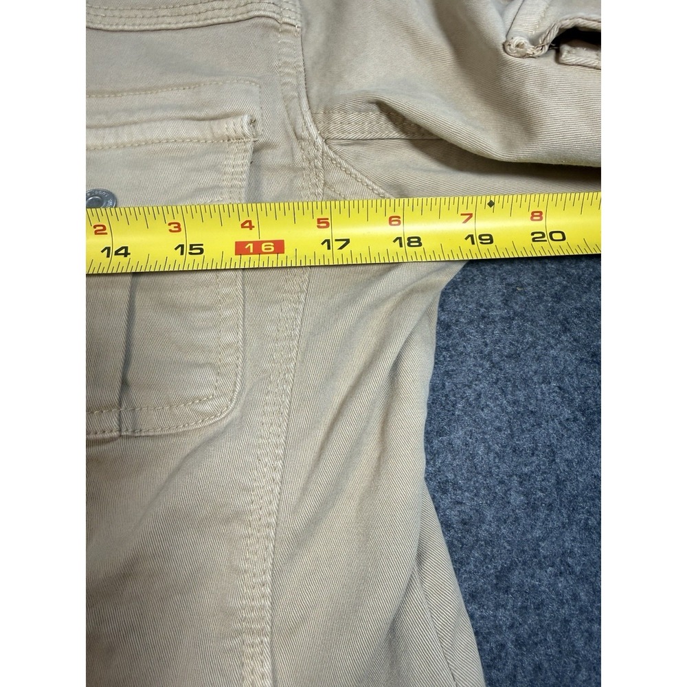 Kensie Jeans Women's Utility Field Jacket Size L Tan Cotton Blend - Picture 4 of 7
